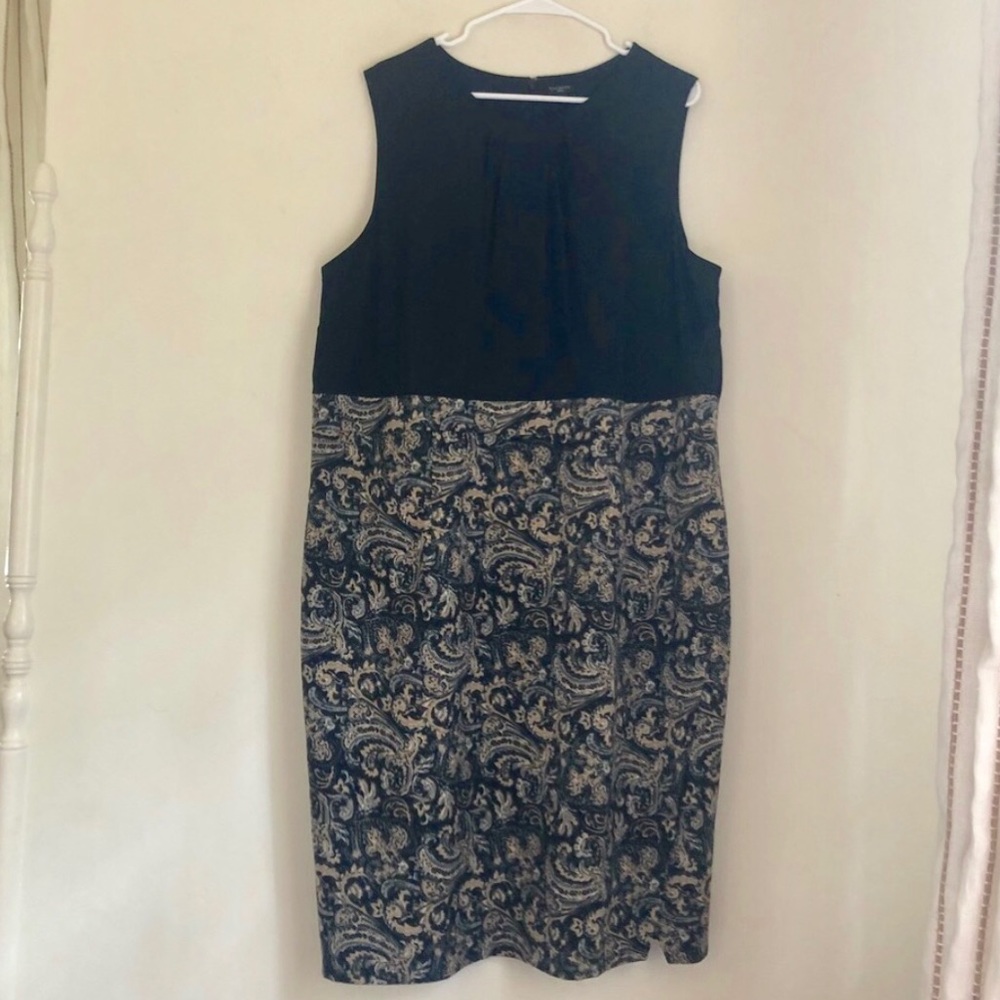 NWT Talbots Sleeveless Paisley Dress